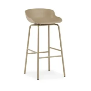 Bezpieczna płatność NORMANN COPENHAGEN krzesło barowe HYG STEEL 75 cm piaskowe