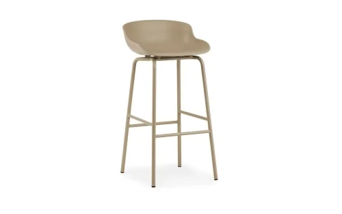 Bezpieczna płatność NORMANN COPENHAGEN krzesło barowe HYG STEEL 75 cm piaskowe