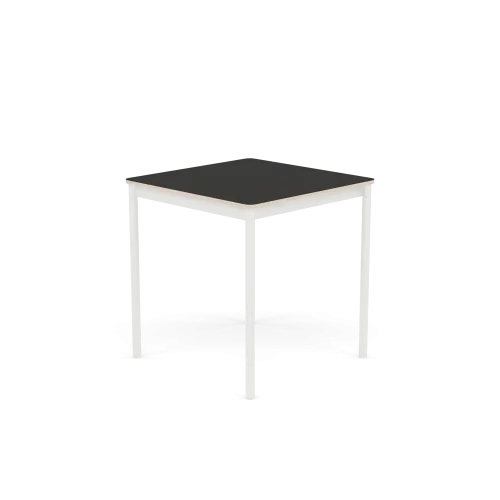 Dodaj do koszyka MUUTO stół BASE 70x70 czarne linoleum / sklejka / biała podstawa