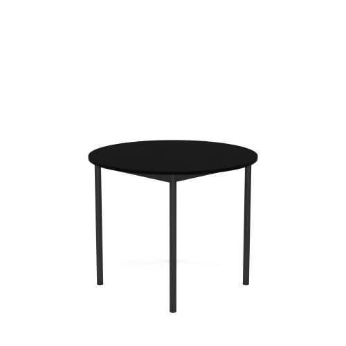 Ekspresowa dostawa MUUTO stół okrągły BASE 脴 90cm czarny laminat / czarny ABS / czarna podstawa