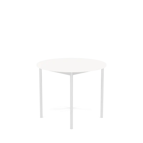 Bezpieczna płatność MUUTO stół okrągły BASE 脴 90cm biały laminat / biały ABS / biała podstawa