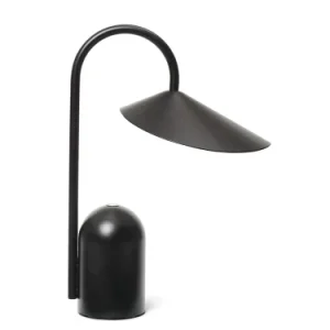 Cena promocyjna FERM LIVING lampa przenośna ARUM czarna