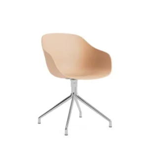 Bezpieczna płatność HAY krzesło obrotowe ABOUT A CHAIR AAC220 pale peach 2.0 / srebrny