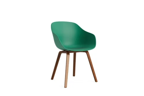 Zniżka HAY krzesło ABOUT A CHAIR AAC222 teal green 2.0 / lakierowany orzech