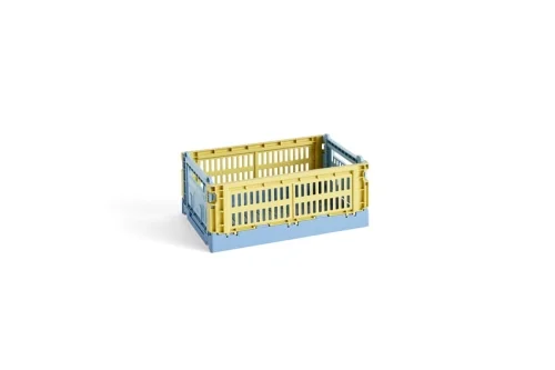 Bezpieczna płatność HAY skrzynka COLOUR CRATE MIXS przykurzony żółty