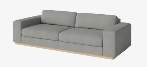 Bezpieczne zakupy BOLIA sofa 3-osobowa SEPIA podstawa dąb bielony
