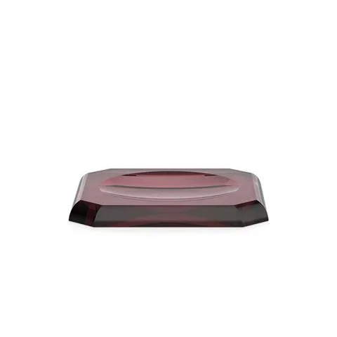 DECOR WALTHER | MYDELNICZKAKRISTALL KR KB KRISTALL BURGUNDY 2,5 CM X 13 CM X 23CM Bezpieczna płatność
