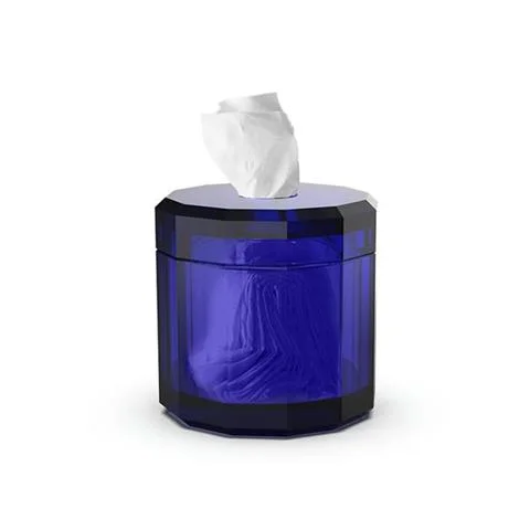 DECOR WALTHER | POJEMNIK NA CHUSTECZKI KRISTALL KR KB CAPRI BLUE Nie przegap