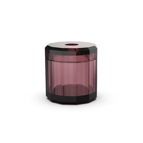 DECOR WALTHER | POJEMNIK NA CHUSTECZKI KRISTALL KR KB KRISTALL BURGUNDY 15 CM X 15 CM X 15 CM Do wyczerpania zapasów