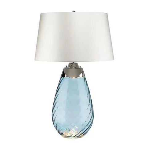 DUŻA LAMPA STOŁOWA LENA PRZEŁAMANA BIEL | SPENSEN Hit sprzedaży
