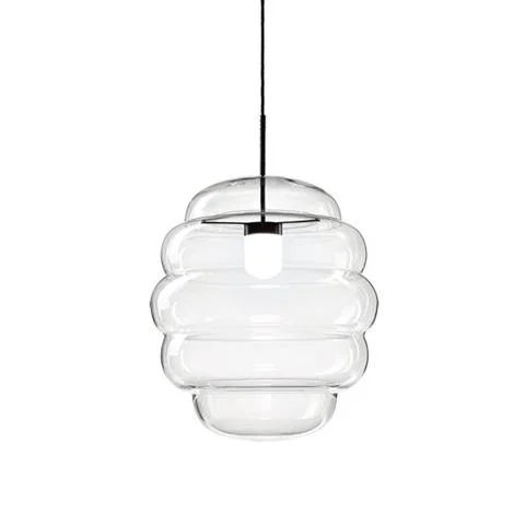Tylko dziś DUŻA LAMPA WISZĄCA BLIMP CLEAR / BLACK | BOMMA