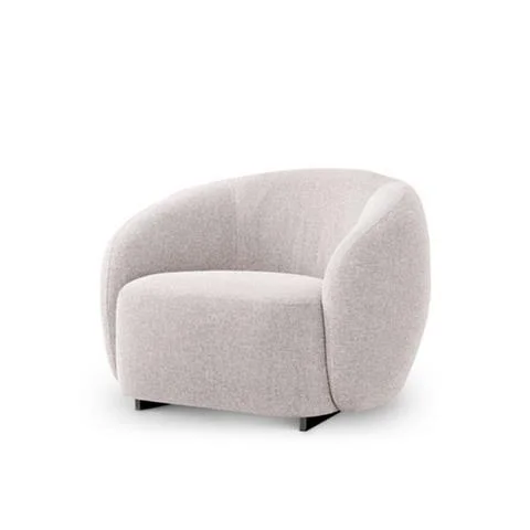 EICHHOLTZ | FOTEL BRICE |MAURITIUS LIGHT GREY Łatwy zwrot