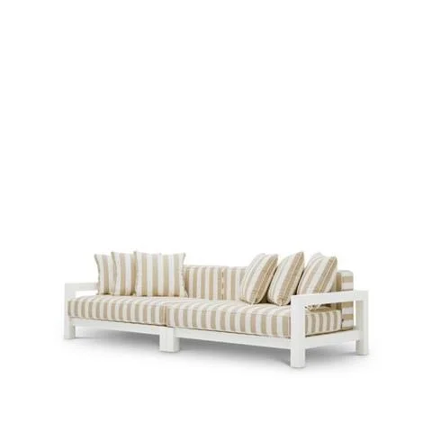 Cena promocyjna EICHHOLTZ | SOFA OGRODOWA CAP- ANTIBES | MATTE WHITE FINISH