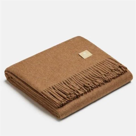 Do wyczerpania zapasów KOC Z WEŁNY ALPAKI CLASSIC DARK CAMEL | ALPAKA