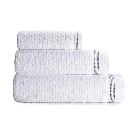 RĘCZNIK KĄPIELOWY COUTURE WHITE | JACQUARD FRANCAIS Ostatnia szansa