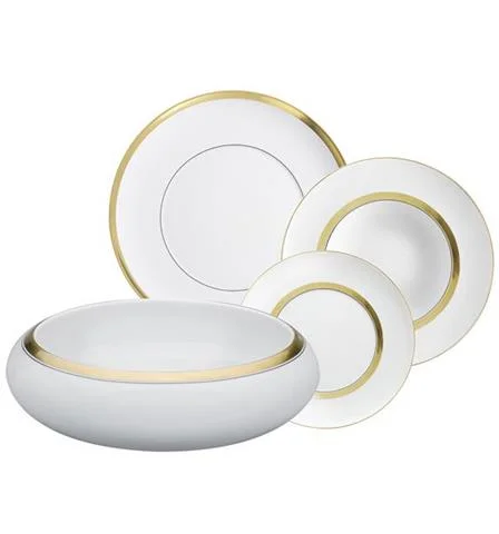 PORCELANOWY ZESTAW OBIADOWY DOMO GOLD | 66 ELEMENTÓW | VISTA ALEGRE Ekspresowa dostawa