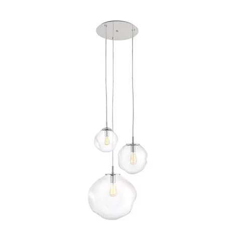 LAMPA WISZĄCA PLAFON 3 AVIA PRZEŹROCZYSTA Ostatnia szansa