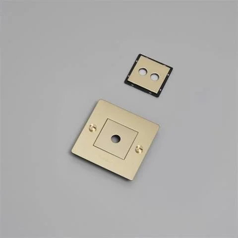 Obniżka ceny EU RAMKA Z WYPEŁNIENIEM 1G WALL PLATE BRASS Z LOGO | BUSTER + PUNCH