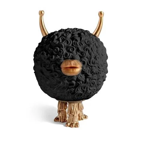 Premium FIGURKA DO PALENIA KADZIDEŁEK HAAS MONSTER INCENSE BURNER | CZARNY, ZŁOTY | L'OBJET