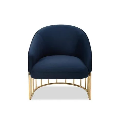 Oferta limitowana FOTEL BOSTON OCCASIONAL DEEP NAVY VELVET FABRIC | LIANG & EIMIL