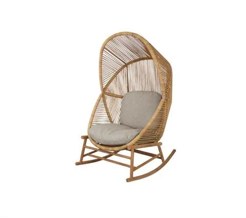 FOTEL BUJANY OGRODOWY HIVE NATURAL - TEAK - CUSHION LIGHT BROWN | CANE-LINE Super okazja