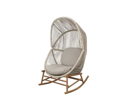 Zniżka FOTEL BUJANY OGRODOWY HIVE SAND- TEAK - CUSHION LIGHT BROWN | CANE-LINE