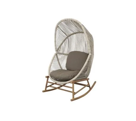 FOTEL BUJANY OGRODOWY HIVE SAND- TEAK - CUSHION TAUPE | CANE-LINE Nowość