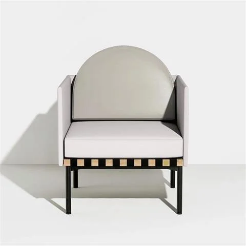 Oferta czasowa FOTEL GRID GREY-BLUE | PETITE FRITURE