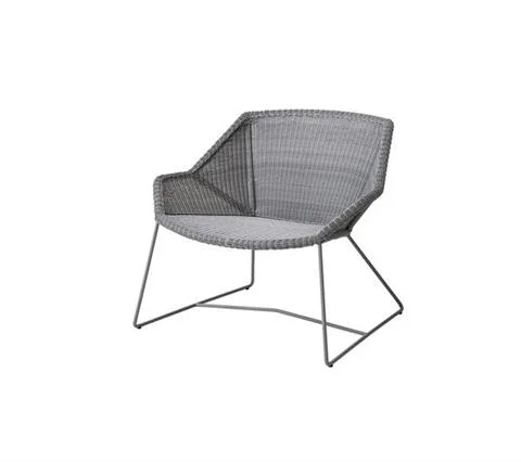 Hit cenowy FOTEL OGRODOWY BREEZE LOUNGE CHAIR LIGHT GREY | CANE-LINE