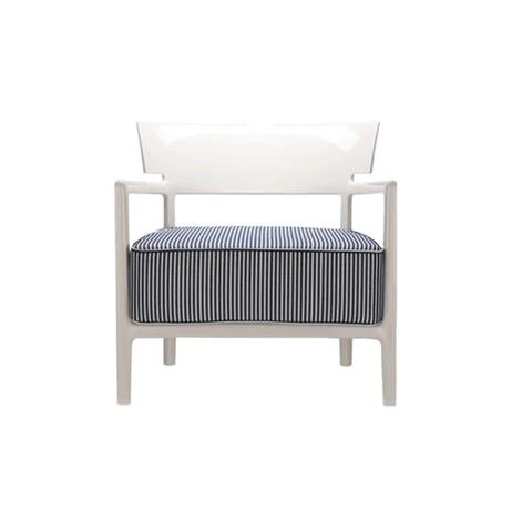 Oferta limitowana FOTEL OGRODOWY CARA KOŚĆ SŁONIOWA / NIEBIESKI | KARTELL
