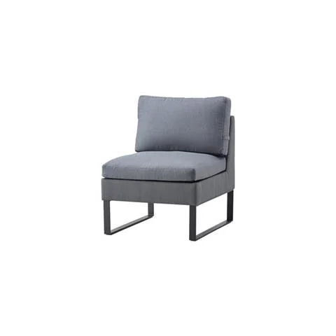 Darmowy zwrot FOTEL OGRODOWY FLEX MODUŁ POJEDYŃCZY GREY | CANE-LINE