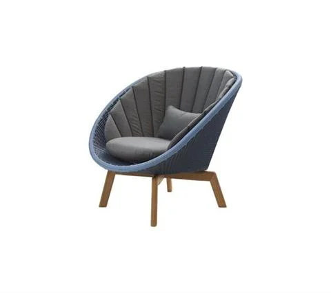 FOTEL OGRODOWY PEACOCK LOUNGE MIDNIGHT / DUSTY BLUE | CANE-LINE Dodaj do koszyka