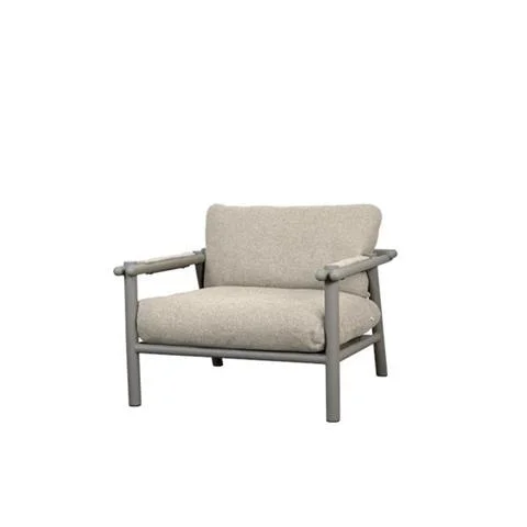 Rabat FOTEL OGRODOWY STICKS ALUMINIUM TAUPE | DESERT SAND | CANE-LINE RISE