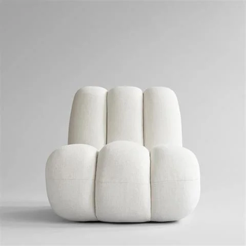 Tylko dziś FOTEL TOE WHITE CHALK (LINEN) | 101 COPENHAGEN