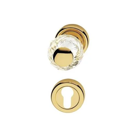 GAŁKA DRZWIOWA Z SZYLDEMVERONICA WKOŃCZENIE GOLD PLATED | LINEA CALI Do wyczerpania zapasów